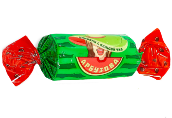 Конфета Арбузова неглазированные с корпусами из мягкой карамели с начинкой 