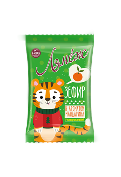 Зефир " Лянеж" глазированный с ароматом мандарина